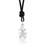 Pendentif Le Bebé Femme in Or blanc Diamante LBB035 - LBB035